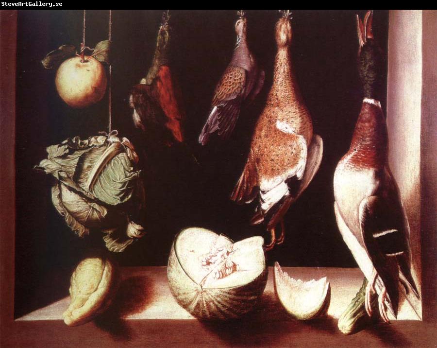 Juan Sanchez-Cotan still life with game fowl